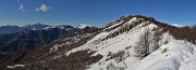 39 In cresta pestando neve per il Castel Regina